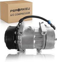 CO4759C A/C Air Conditioner Compressor W/Clutch Fits Peterbilt 320 379 385 Kenworth C500 K100E K270 