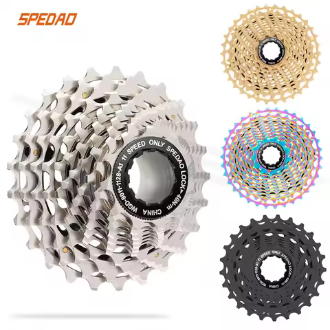 SPEDAO SLR2 Cassette Ultralight 11 Speed 11-25/28/32/34T CNC Bike Freewheel K7 11V HG Sprocket For R