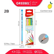 2B Pencil GREEBEL 2B 7028 Pastel Mood Pencil 2B Pencil