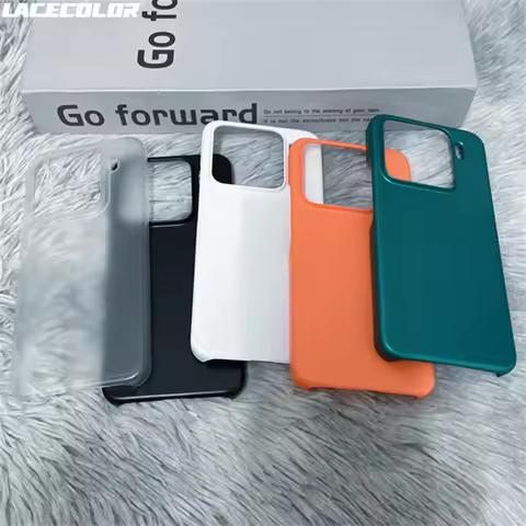 Frameless Sandstone Slim Hard Phone Case For Xiaomi 15 S 14 13 12 12S 11 10 Ultra 10S Civi 5 4 Pro 3