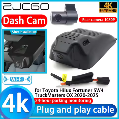 for Toyota Hilux Fortuner SW4 TruckMasters OX 2020-2025 4K DVR Dash Cam Car Camera 2160P Sony Lens 2