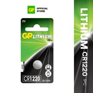 GP Lithium Coin Cells Battery CR1220 [ Card of 1s ] (ECR1220 DL1220 VR1220 5012LC CR 1220)