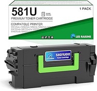 58D1U00 Remanufactured Toner Cartridge Ultra High Yield Toner Replacement for Lexmark 58D1U0E 58D1U0