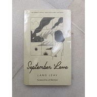 [Preloved book] Lang Leav - September Love