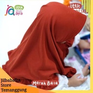 MERAH Jilbab BERGO Instant Anak'Red BATA' BY AFRA ORIGINAL