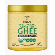 Milkio ORGANIC Grass-Fed Cow Ghee 250ML - 100% Pure New Zealand (HALAL)