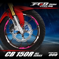 Cutting Sticker List Motorcycle Rims Honda CB150R All Series CB Verza CB 150X Lis Rim CB 150R Variation 008