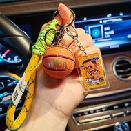 NBA Basketball Star Exquisite Keychain Pendant James Curry Ross Irving Antetokounmpo Bag Pendant Mal