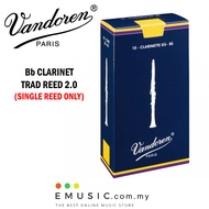 Vandoren Paris Traditional Bb Clarinet Reed 2.0 - Single Reed