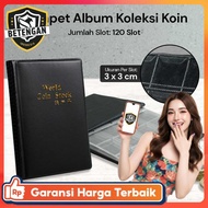 BERENGAN - World Coin Stock 120 Slot Coin Collection Album Wallet