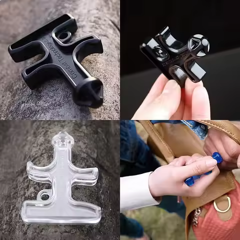 Outdoors Nylon Plastic Steel Self-defense Defense Duron Drill Stinger Ring Equipment Self Defense St