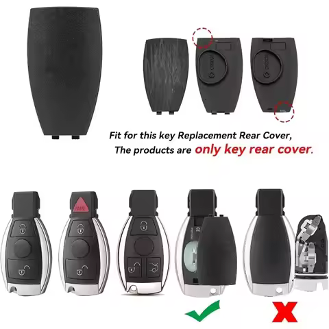 For Key Battery Cover Cover for S300 S350 E260 E300 C200 GLK300ML350B200 Car Key Rear Cover Repair R