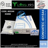 401544 - Convatec SurFit 45mm 10's Natura Urostomy Pouch with Accuseal Tap, Standard Transparent Sur