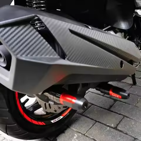Scooter Muffler Falling Protection Crash Slider For SYM JoymaxZ300 Joymax Z 300 Cruisym300 GTS300i A
