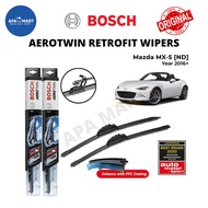 Bosch Aerotwin Retrofit U Hook Wiper Set for Mazda MX-5(ND)(Year 2016+) (19"/18")