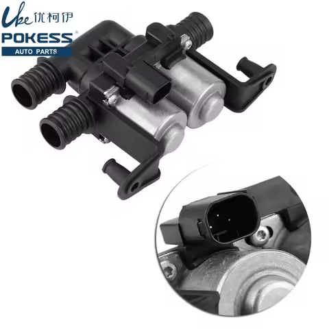 Car Heater Control Valve 3-pin for BMW X5 E53 E70 F15 F85 X6 E71 F16 F86 35iX 40iX 3.0L 4.4L 4.8L 20
