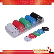 📦Direct from JapanPure Seek Casino Chips, Poker Chips, 5 Types, 100 Pieces Set, Chips, Mahjong, 100 