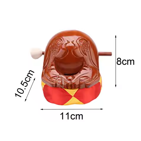 Wooden Fish Buddhist Ornaments Mokugyo Mallet Temple Block for Table Decor Decoration