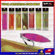Vfox artificial fish skin for fishing hooks, fishing lures, metal jigs, fly fishing and sabiki apoll