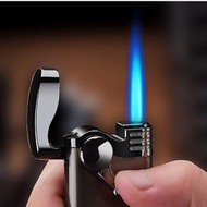 Pemetik Api Jet Biru Kretif Lengan Goyang Gas Butana