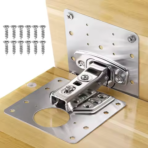 Cabinet Door Hinge Repair Plate, Reinforcement Plate Repair Plate, Hinge Cabinet Door Thickening Ins