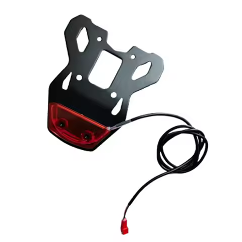 ABKV-Rear Pedal With Taillights For Kugoo Kirin Kukirin G2 MAX Electric Scooter- Anti-Slip Stainless