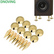 DNOVING Speaker Feet Pad, Copper Gold Speaker Spikes, Isolation Stand Copper Isolation Stand DVD Pla