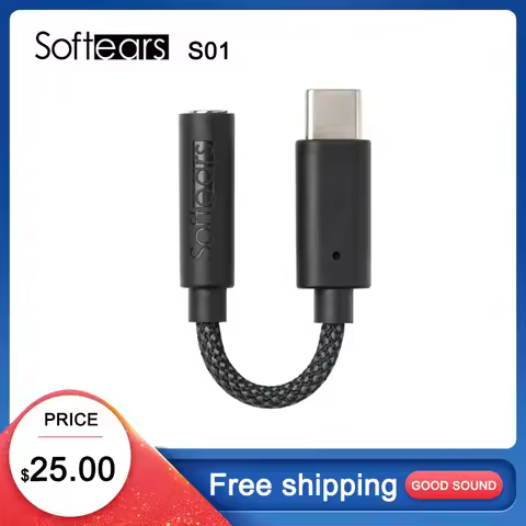 Softears S01 Portable USB DAC Type-C to 3.5mm Mobile phone adapter cable