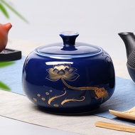 Tea Pot Japanese Style Tea Pot Sealed Pot Ceramic Pot Tea Storage Pot Storage Tea Pot Packaging Box 