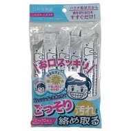 其他品牌 - 日本便攜漱口水 (12ml x 10條獨立包裝 - 薄荷味) 去除口氣漱口水