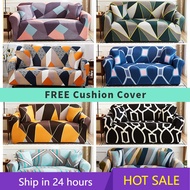 1/2/3/4 Seater Sofa Cover Normal Shape/L Shape Slipcover Stretch