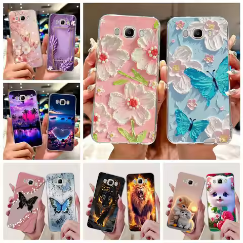For Samsung Galaxy J3 J5 J7 2016 Case New Fashion Painted Cover Soft Slim Phone Case For Samsung J32