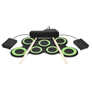 DRUM ELEKTRIK PORTABLE ELECTRIC PERKUSI 7 PAD - 9 PAD USB POWER