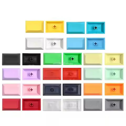 10PCS DSA Keycaps Thick PBT DSA 1.5U Height Keycap Set Blank Personality Supplement Keycaps for Game