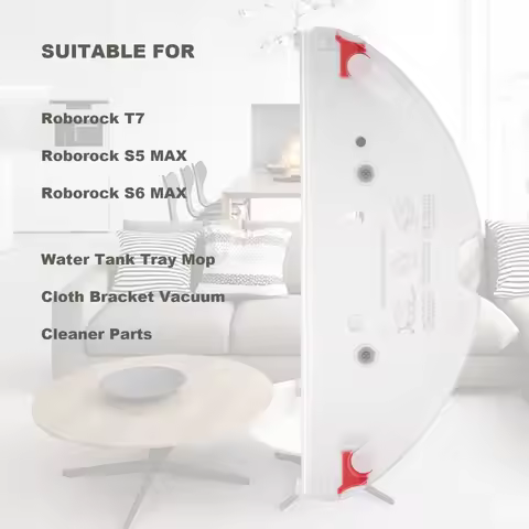 A65Z Suitable For Xiaomi Roborock T7 S5 MAX S6 MAX Water Tank Tray Mop Cloth Bracket Vacuum Cleaner 