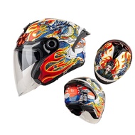 MT Safety Helmet COSMO SV Interstellar Painted White Red Dragon Kiss Included Sunglasses Earphone Sl