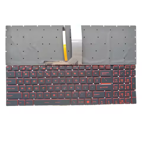 US AR Arabic Backlit Keyboard for MSI MS-16JD MS-16JE MS-16JF MS-16P6 MS-16U1 MS-16U4 MS-1799 Englis