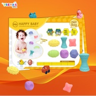 FR-M253 Mainan Mandi Anak Karet Set Karakter Bisa Bunyi / Mainan Bebek Anak Bayi Mainan Edukasi Baby Bath Toys