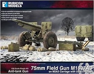 Rubicon Model RB0127 1/56 US Army M1897A3 3.0 inches (75 mm) Field Gun M2A3 Carriage Crew Plastic Mo