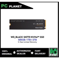 WD NVME GEN4 BLACK SN770 500GB 1TB 2TB M.2 INTERNAL SSD
