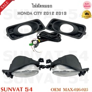 Fog Lights Spotlight HONDA CITY 2012 2013 H11 Bulb Code MAX-026-025
