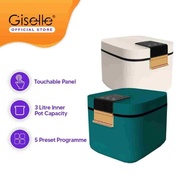 NEW Giselle 3L Digital Rice Cooker with Non-Stick Pot And Free Steamer Rack (KEA0377) Periuk Nasi