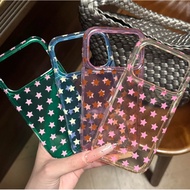 Simple Retro Contrast Color Full Screen Star Shock-resistant Suitable for iPhone 17 16 15 14 Pro Max