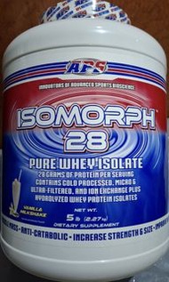 APS Isomorph 28 Pure Whey Isolate 增肌奶粉/水解分離乳清蛋白粉 Vanilla Milkshake 5lbs 雲呢拿奶昔味 5磅