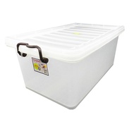 37L Plastic Storage Container Box Bekas Plastik Multipurpose Storage Box Clear Plastic Container Bek