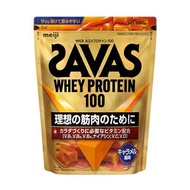 (訂購) 日本製造 明治 SAVAS Whey Protein 100 乳清蛋白粉 980g 焦糖味