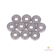 [AuraYuer] 10Pcs Skateboard Bearings Miniature Deep Groove Ball Bearings 693 694 695 696 697 698 699