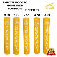 SHUTTLECOCK BADMINTON HNDRD HUNDRED X-60 X60 X-FUSION 3 IN 1 CONTENTS 12 PC