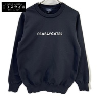Pearly Gates 黑白正面Logo圓領長袖上衣（ 5）[二手]