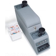 RAMPAGE PRODUCTS Locking Center Console for Jeep CJ/Wrangler YJ | Grey Denim | 31511 | Fits 1976-198